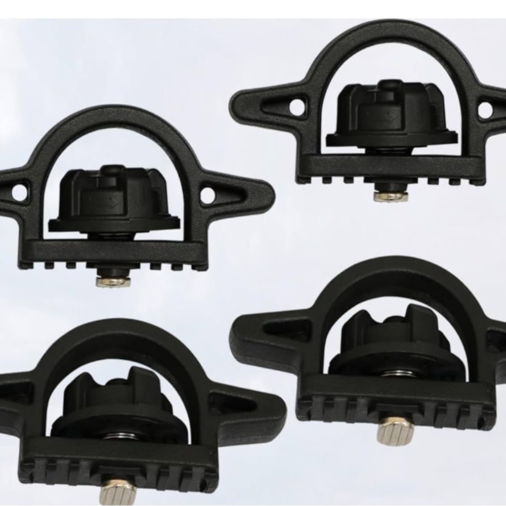 Toyota Truck Tacoma Tundra Rail System Striker Luggage Holder - black